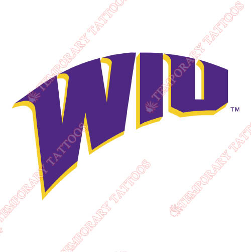 Western Illinois Leathernecks Customize Temporary Tattoos Stickers NO.6971